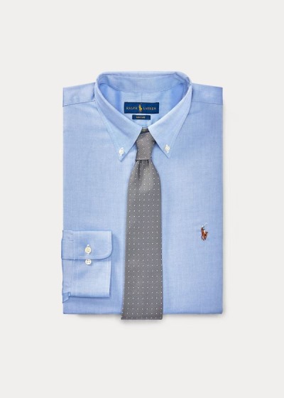 Camisa Polo Ralph Lauren Hombre Azules / Blancos - Classic Fit Easy-Care - LOFVQ3751